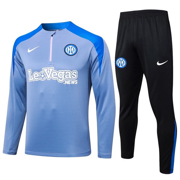 Sudadera De Training Inter Milan 2024 2025 Gris Azul 3